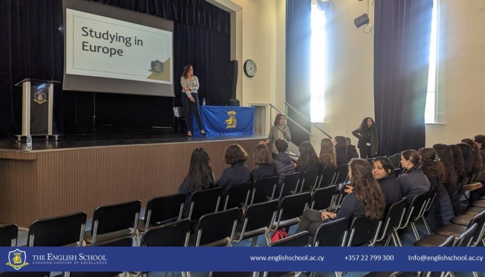 Year 6 students receive valuable information on living and studying in Europe